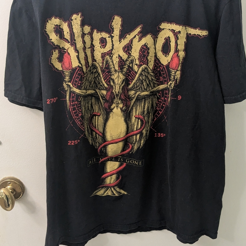 Slipknot Band Tee All Hope Is Gone Album T-Shirt